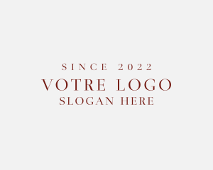 Red - Elegant Luxury Business logo design