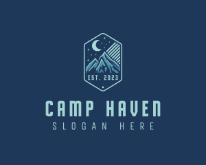 Mountain Peak Camp logo design