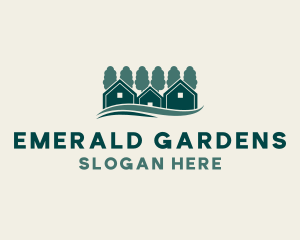 House Landscaping Garden logo design