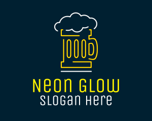 Neon - Neon Beer Mug logo design