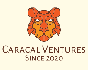 Caracal - Tribal Wild Tiger logo design