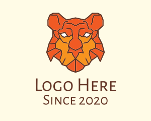 Wildlife Center - Tribal Wild Tiger logo design