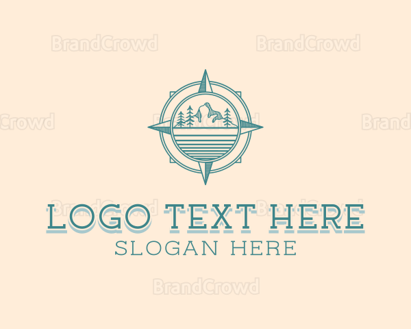 Travel Outdoor Hiking Logo