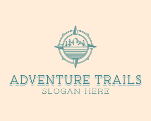 Travel Outdoor Hiking logo design