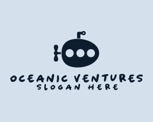 Egg Submarine Travel logo design