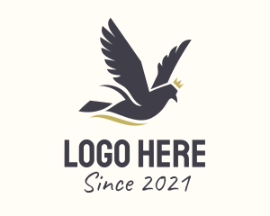 Royal Dove Bird  logo design