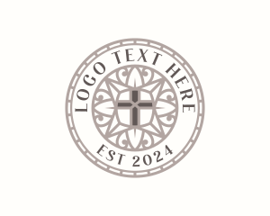 Fellowship - Christian Cross Worship logo design
