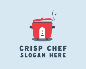 Steaming Rice Cooker logo design