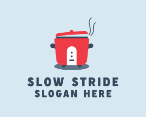 Steaming Rice Cooker logo design