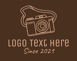 Photography Studio - Brown Digital Camera logo design