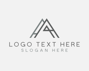 Letter A - Real Estate Property Contractor logo design