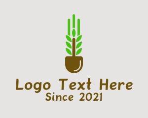 Agriculture - Gardening Shovel Tool logo design