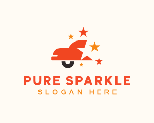 Cleanliness - Shiny Red Star Car logo design