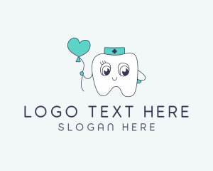 Dentist - Cute Dental Tooth logo design