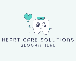 Cute Dental Tooth logo design