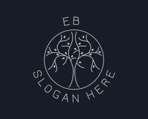 Natural - Silver Tree Environment logo design