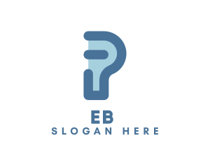 Professional - Generic Modern Digital Letter P logo design