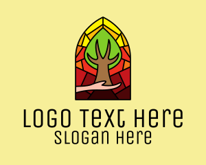 Stained Glass - Care Support Community logo design