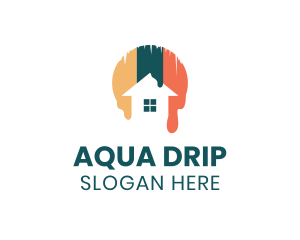 Drip - House Paint Drip logo design