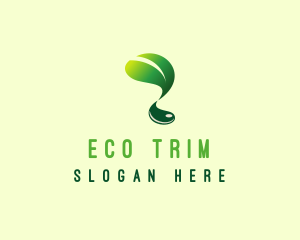 Organic Leaf Eco logo design