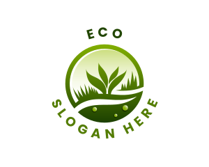Eco Plant Landsacping logo design