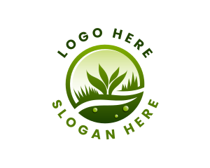 Sustainable - Eco Plant Landsacping logo design