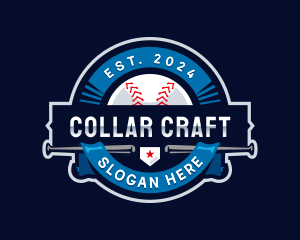 Baseball Sports League logo design