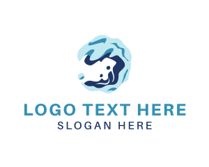 Surfing - Ocean Wave Resort logo design