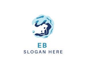 Surfing - Ocean Wave Resort logo design