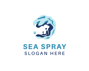 Ocean Wave Resort logo design