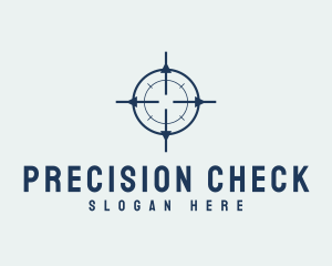 Target Crosshair Marksmanship logo design