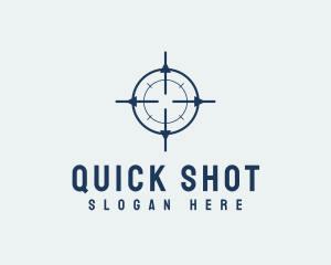 Shot - Search Target Mark logo design
