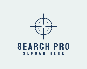 Search - Search Target Mark logo design