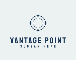 Point - Search Target Mark logo design