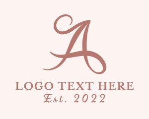 Event - Classy Fashion Event Letter A logo design