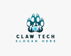 Outdoor Mountain Claw logo design