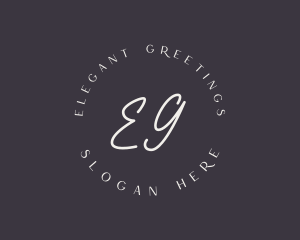 Elegant Spa Salon Wellness  logo design