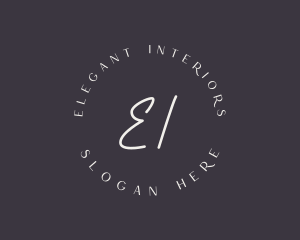 Elegant Spa Salon Wellness  logo design