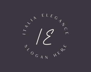 Elegant Spa Salon Wellness  logo design