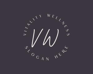 Elegant Spa Salon Wellness  logo design