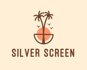 Morning - Sunset Island Adventure logo design