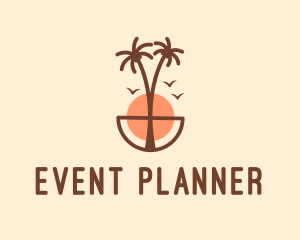 Adventure - Sunset Island Adventure logo design