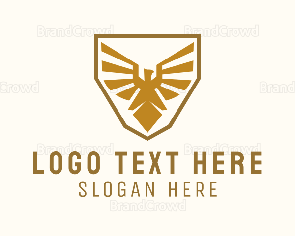 Gold Hawk Sigil Logo