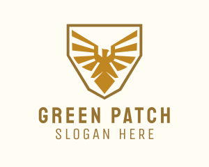 Patch - Gold Hawk Sigil logo design