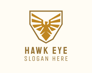 Gold Hawk Sigil logo design