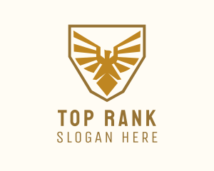 Ranking - Gold Hawk Sigil logo design