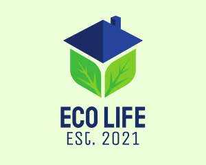 Sustainable Eco House  logo design