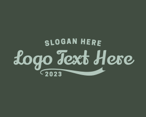 Brand - Casual Retro Banner logo design