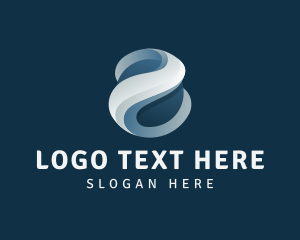 3d - Digital 3D Sphere Technology logo design