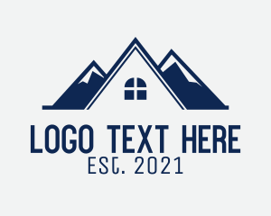 Mountain Real Estate logo design